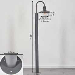 hofstein Borne lumineuse Elima Anthracite, 1 lumière