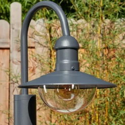 hofstein Borne lumineuse Elima Anthracite, 1 lumière