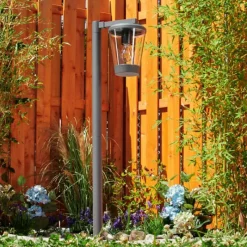 Lampes Vintages & Rétros-hofstein Borne lumineuse Eloida Anthracite, 1 lumière