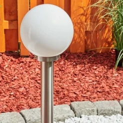 hofstein Borne lumineuse Enara Nickel mat, 1 lumière