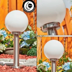 hofstein Borne lumineuse Enara Nickel mat, 1 lumière