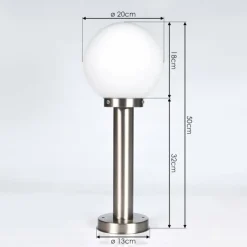 hofstein Borne lumineuse Enara Nickel mat, 1 lumière