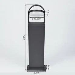 hofstein Borne lumineuse Falatasa LED Anthracite, 1 lumière