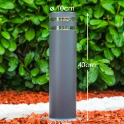 hofstein Borne lumineuse FOCUS Anthracite, 1 lumière