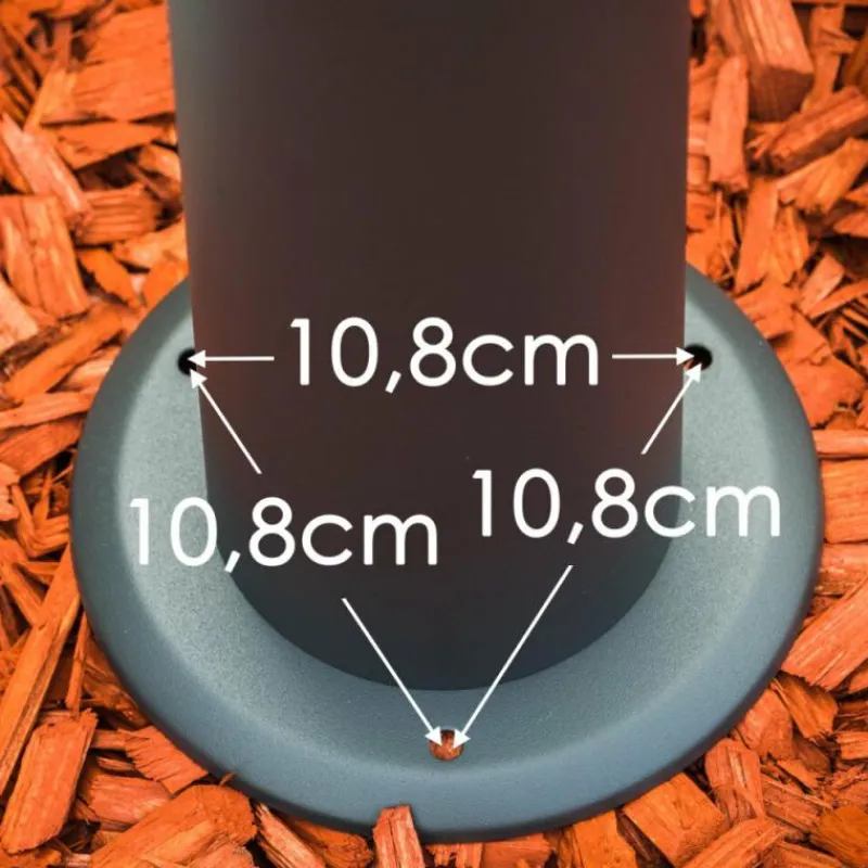 hofstein Borne lumineuse FOCUS Anthracite, 1 lumière