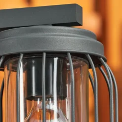 Lampes Vintages & Rétros-hofstein Borne lumineuse Foothills Anthracite, 1 lumière