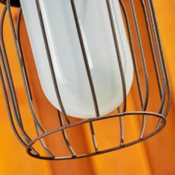 hofstein Borne lumineuse Foothills Rouille, 1 lumière