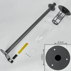 hofstein Borne lumineuse Fukuoka Anthracite, 1 lumière