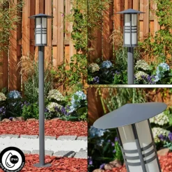 hofstein Borne lumineuse Fukuoka Anthracite, 1 lumière