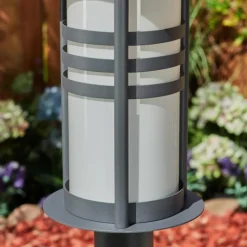 hofstein Borne lumineuse Fukuoka Anthracite, 1 lumière