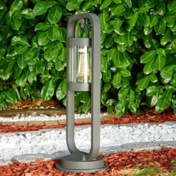 hofstein Borne lumineuse Fulham Anthracite, 1 lumière