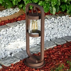 hofstein Borne lumineuse Fulham Rouille, 1 lumière