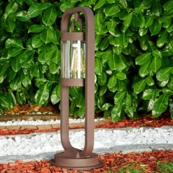 hofstein Borne lumineuse Fulham Rouille, 1 lumière