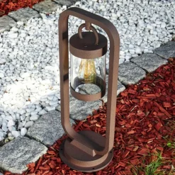 hofstein Borne lumineuse Fulham Rouille, 1 lumière