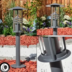 hofstein Borne lumineuse Fushun Anthracite, 1 lumière