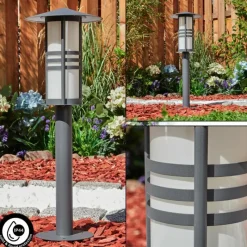 hofstein Borne lumineuse Fushun Anthracite, 1 lumière