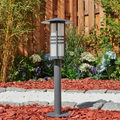 hofstein Borne lumineuse Fushun Anthracite, 1 lumière