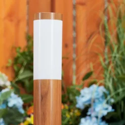 hofstein Borne lumineuse Gabarone Brun, Couleur bois, 1 lumière