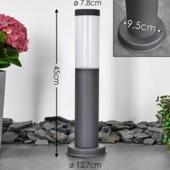 hofstein Borne lumineuse Gaborone Anthracite, 1 lumière