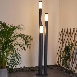 hofstein Borne lumineuse Gaborone Anthracite, 3 lumières