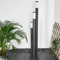 hofstein Borne lumineuse Gaborone Anthracite, 3 lumières