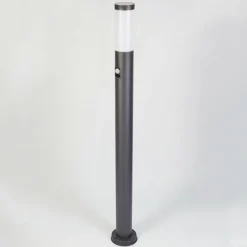 hofstein Borne lumineuse Gaborone Anthracite, 1 lumière, Détecteur de mouvement