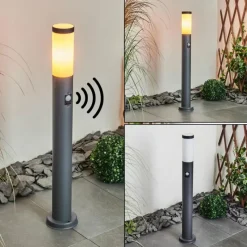 hofstein Borne lumineuse Gaborone Anthracite, 1 lumière, Détecteur de mouvement