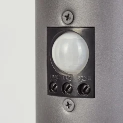 hofstein Borne lumineuse Gaborone Anthracite, 1 lumière, Détecteur de mouvement