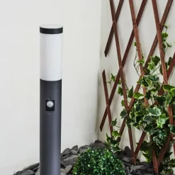 hofstein Borne lumineuse Gaborone Anthracite, 1 lumière, Détecteur de mouvement