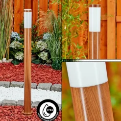 hofstein Borne lumineuse Gaborone Brun, Couleur bois, 1 lumière