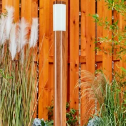 hofstein Borne lumineuse Gaborone Brun, Couleur bois, 1 lumière