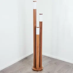 Lampes En Bois-hofstein Borne lumineuse Gaborone Brun, Couleur bois, 3 lumières