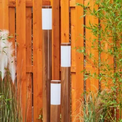 Lampes En Bois-hofstein Borne lumineuse Gaborone Brun, Couleur bois, 3 lumières