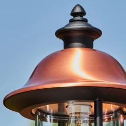 hofstein Borne lumineuse Gascon Noir, 3 lumières