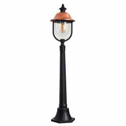 hofstein Borne lumineuse Gascon Noir, 1 lumière