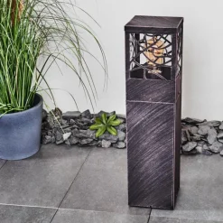 hofstein Borne lumineuse Geroboti Rouille, 1 lumière