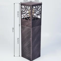 hofstein Borne lumineuse Geroboti Rouille, 1 lumière