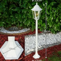 hofstein Borne lumineuse Gilze Blanc, 1 lumière