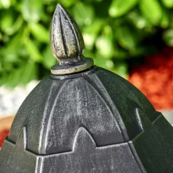 Luminaires Rustiques-hofstein Borne lumineuse Gilze Noir, 1 lumière