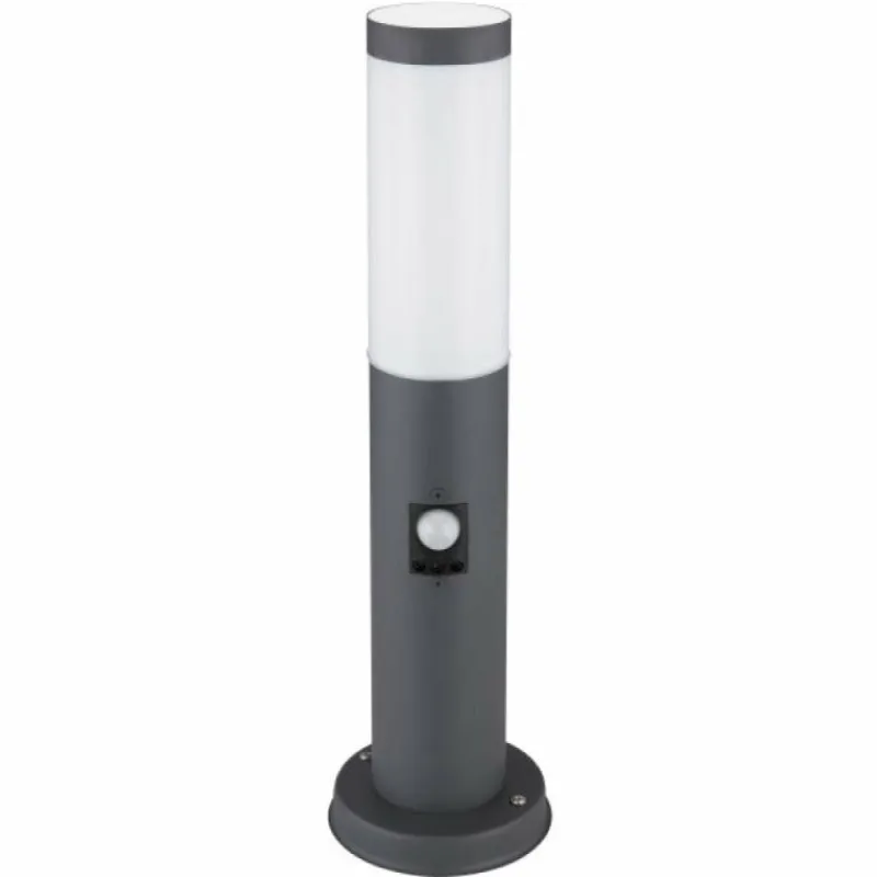 Luminaires Globo Lighting Borne lumineuse Globo BOSTON Anthracite, 1 lumière, Détecteur de mouvement