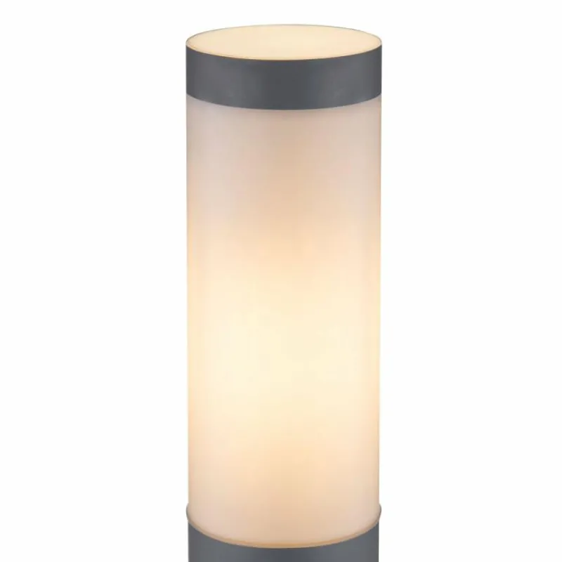 Luminaires Globo Lighting Borne lumineuse Globo BOSTON Anthracite, 1 lumière, Détecteur de mouvement