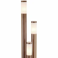 Lampes En Bois-Luminaires Globo Lighting Borne lumineuse Globo BOSTON Bois foncé, 3 lumières