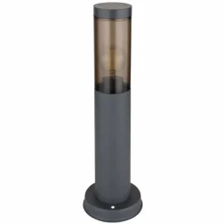 Suspension Verre Fumé-Luminaires Globo Lighting Borne lumineuse Globo BOSTON Anthracite, 1 lumière