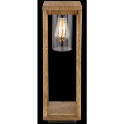 Lampes En Bois-Luminaires Globo Lighting Borne lumineuse Globo CANDELA Bois foncé, 1 lumière