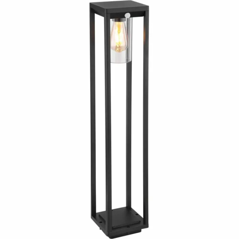 Luminaires Globo Lighting Borne lumineuse Globo CANDELA Noir, 1 lumière, Détecteur de mouvement