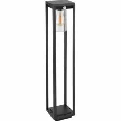 Luminaires Globo Lighting Borne lumineuse Globo CANDELA Noir, 1 lumière, Détecteur de mouvement