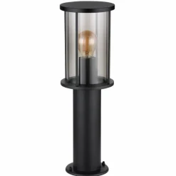 Suspension Verre Fumé-Luminaires Globo Lighting Borne lumineuse Globo GRACEY Noir, 1 lumière