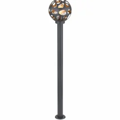 Luminaires Globo Lighting Borne lumineuse Globo HILARIO Anthracite, 1 lumière