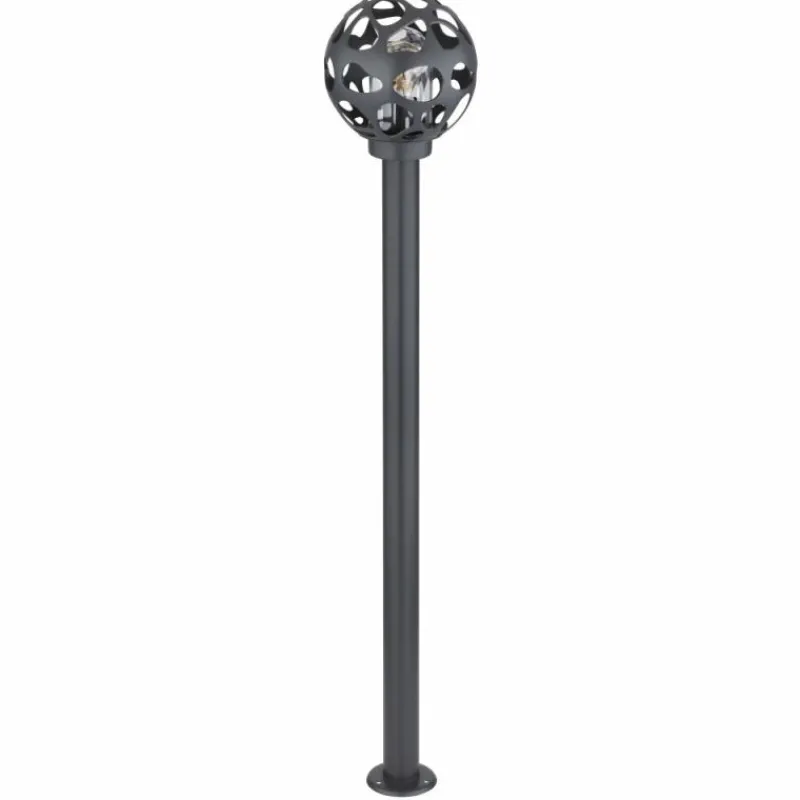 Luminaires Globo Lighting Borne lumineuse Globo HILARIO Anthracite, 1 lumière