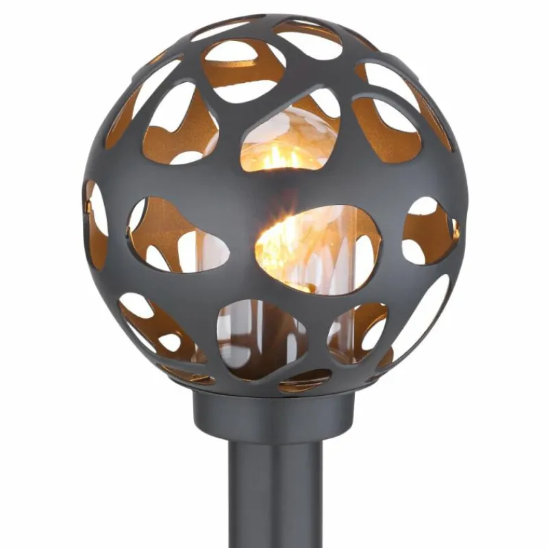 Luminaires Globo Lighting Borne lumineuse Globo HILARIO Anthracite, 1 lumière